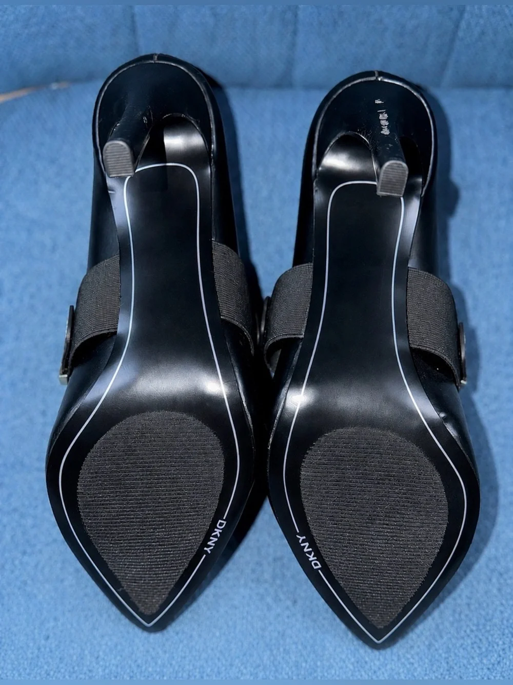 DKNY Carisa Logo-Strap Pointed Toe Pumps